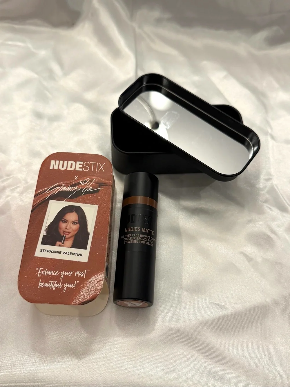Nudestix NUDIES MATTE All Over Face Bronze Color Stick MANILA Collectible Tin
